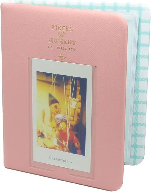Main image of 64 Pockets 3 Inch Piece of Moment Candy Color Fuji Instax Photo Mini Book Album or Name Card for Instax Mini 70 7s 8 25 50s 90 Film/ Pringo 231/ Fujifilm Instax SP-1/ Polaroid PIC-300P/ Z2300