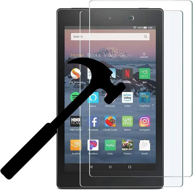 Main image of (2 Pack) EpicGadget HD Tempered Glass Screen Protector for Amazon Fire HD 8 Inch Tablet (8th Generation) (2018)