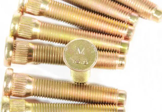Alt view image 2 of 4 - 50mm Long Extended Wheel Stud For Toyota Avalon V6 3.5 m12x1.5x50 Knurl : 14.22 mm = 0.559 inch 10pcs Studs Year 2005-2006 V-Project