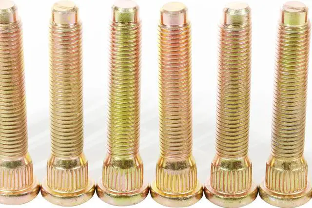 Alt view image 2 of 4 - 50mm Long Extended Wheel Stud For Nissan Tsuru V4 1.6 m12x1.25x50 Knurl : 14.3 mm = 0.565 inch 10pcs Studs Year 1991-2016 V-Project