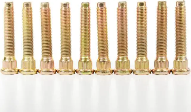 Main image of 50mm Long Extended Wheel Stud For Subaru BRZ BR-Z m12x1.25x50 Knurl : 14.3 mm = 0.565 inch 10pcs Studs Year 2013-2016 V-Project