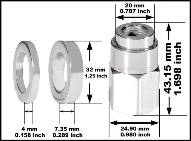 Alt view image 5 of 5 - Wheel Studs Installer Tools Nut Kit For Mazda B2300 m12x1.5 V-Project
