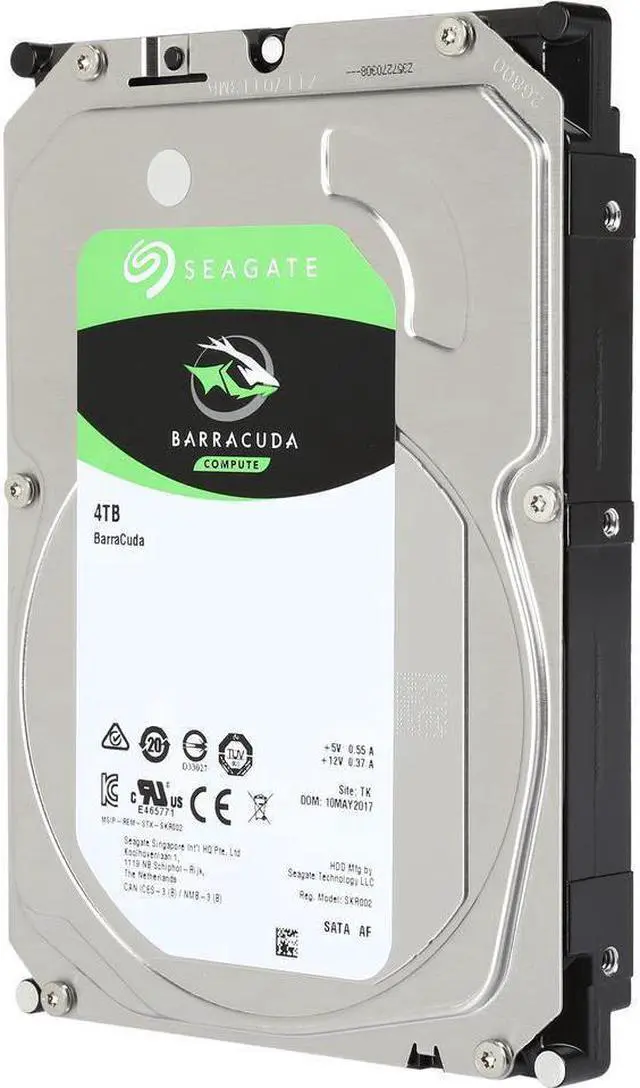 Alt view image 4 of 9 - Seagate Barracuda ST4000DM004 Internal Hard Drive 4TB (4000GB) 3.5" PC Computer Disk SATA III 6Gb/s 256MB cache