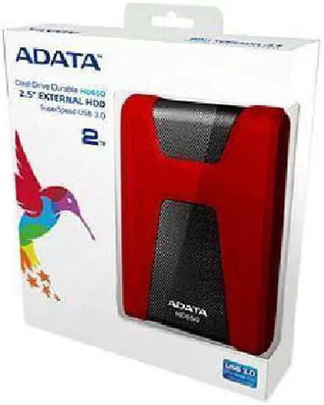 Alt view image 10 of 14 - ADATA Durable Series HD650: 2TB Black External USB 3.1 Portable Hard Drive Gaming Console Compatible
