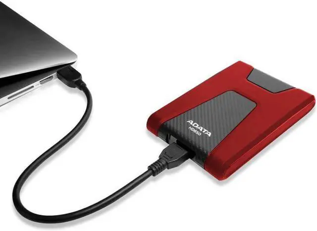 Alt view image 8 of 14 - ADATA Durable Series HD650: 2TB Black External USB 3.1 Portable Hard Drive Gaming Console Compatible
