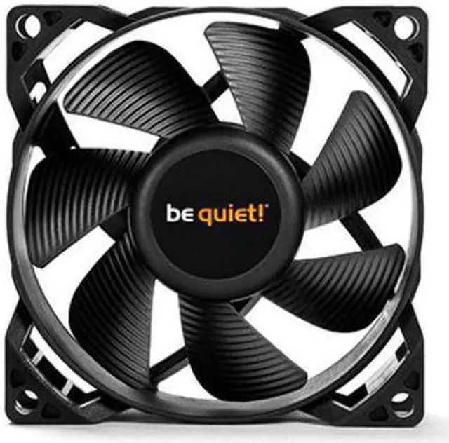 Alt view image 5 of 5 - Pure Wings 2 8cm 1900 RPM 26.3 cfm Black Case Fan