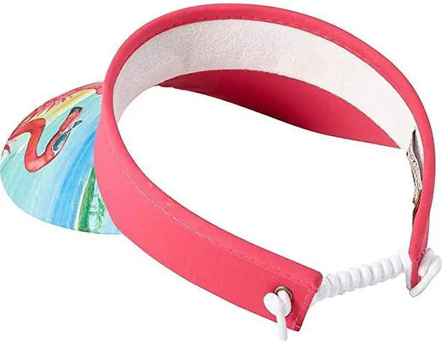 Alt view image 2 of 3 - Sun 'N' Sand Flamingo With Glasses Visor (One Size - Pink)