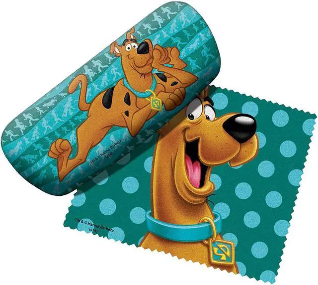 Main image of Spoontiques Padded Scooby Dooby Doo Eye Glass Case with Matching Lens Cloth