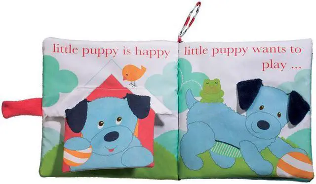 Alt view image 3 of 5 - Blue Dog Activity Book - Baby Stuffed Animal by Douglas Cuddle Toys (6406)
