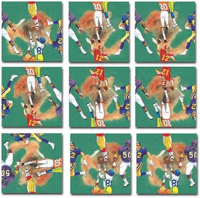 Alt view image 3 of 4 - B. Dazzle Scramble Squares - Football