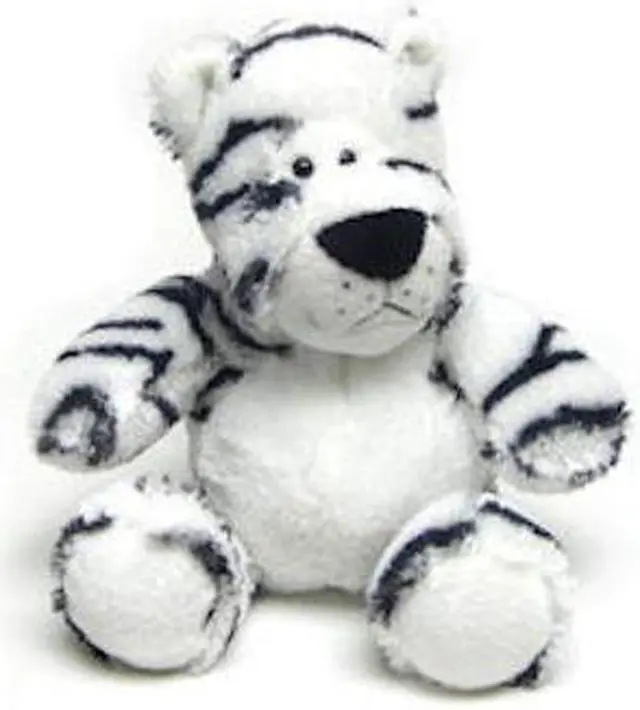 Main image of Wishpets Sitting Potbelly White Tiger Plush Stuffed Animal Toy, 7"
