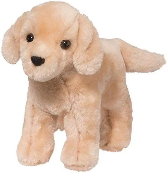 Alt view image 3 of 3 - Cornell Yellow Lab 7" by Douglas Cuddle Toys