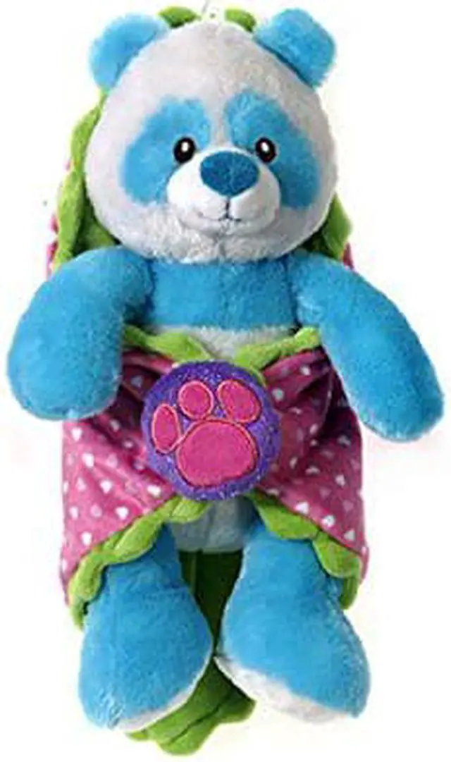 Alt view image 2 of 2 - Turquoise Panda Blanket Babies 11" by Fiesta