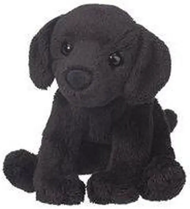 Alt view image 3 of 3 - Lucy Black Lab 5.5" by Douglas Cuddle Toys