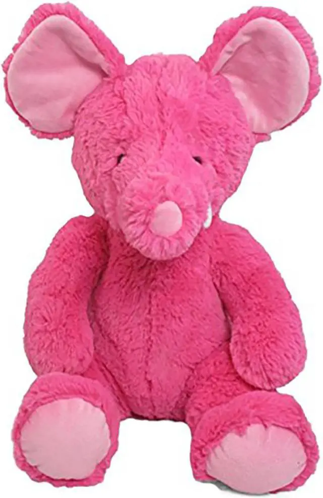 Main image of Wishpets Plush 14" Pink Elephant Plush Stuffed Animal Toy, 17"