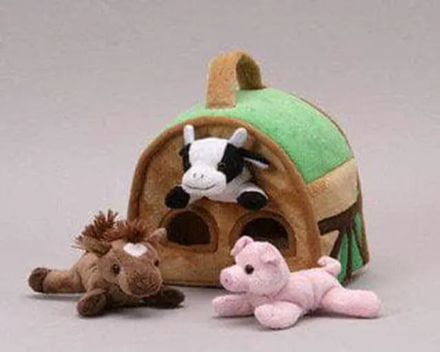 Alt view image 3 of 3 - Farm Finger Puppet Play House 8" by Unipak