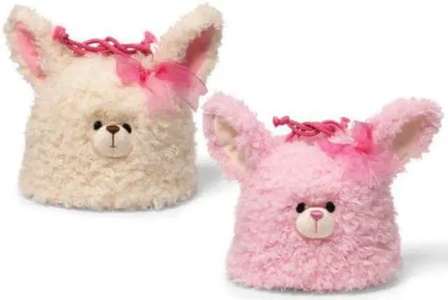 Alt view image 2 of 2 - Gund - Bunny Drawstring Wristlet Purse - Creamy White