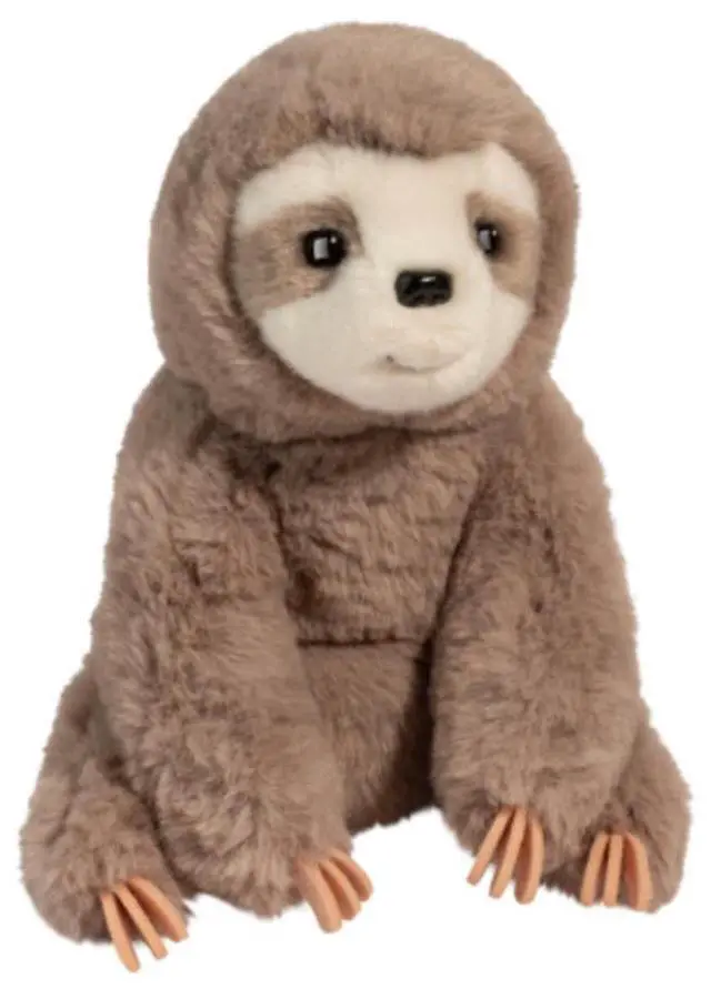Main image of Douglas Cuddle Toys Lizzie Taupe Sloth Mini Soft Plush Stuffed Animal, 6"