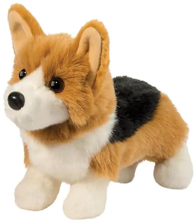 Main image of Douglas Gizmo Tri Color Corgi Plush Stuffed Animal Toy, 11"