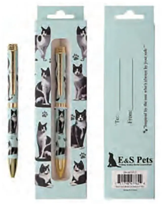 Main image of E&S Pets Refillable Ball Point Pen in Gift Box, Welsh Corgi