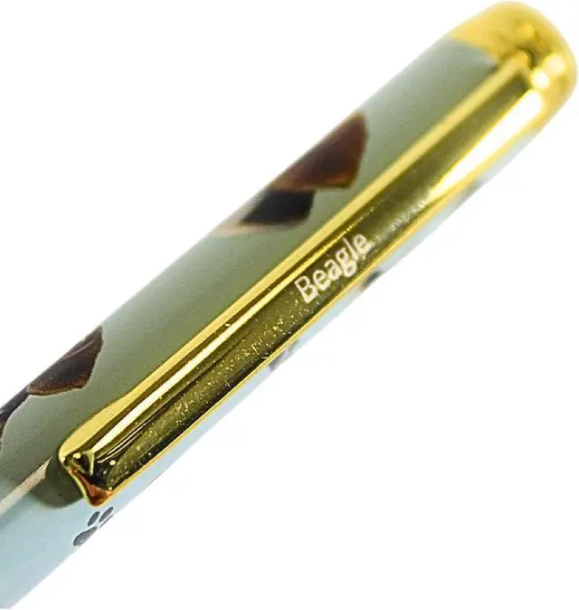 Alt view image 3 of 3 - E&S Pets Refillable Ball Point Pen in Gift Box, Beagle Dog