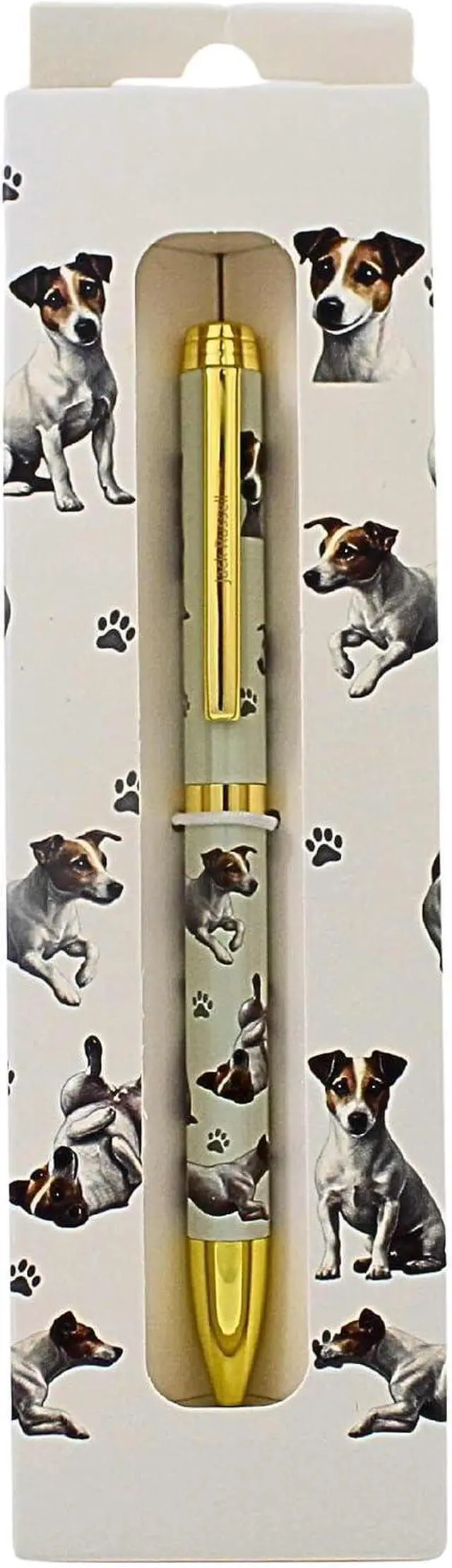 Main image of E&S Pets Refillable Ball Point Pen in Gift Box, Jack Russell Terrier Dog