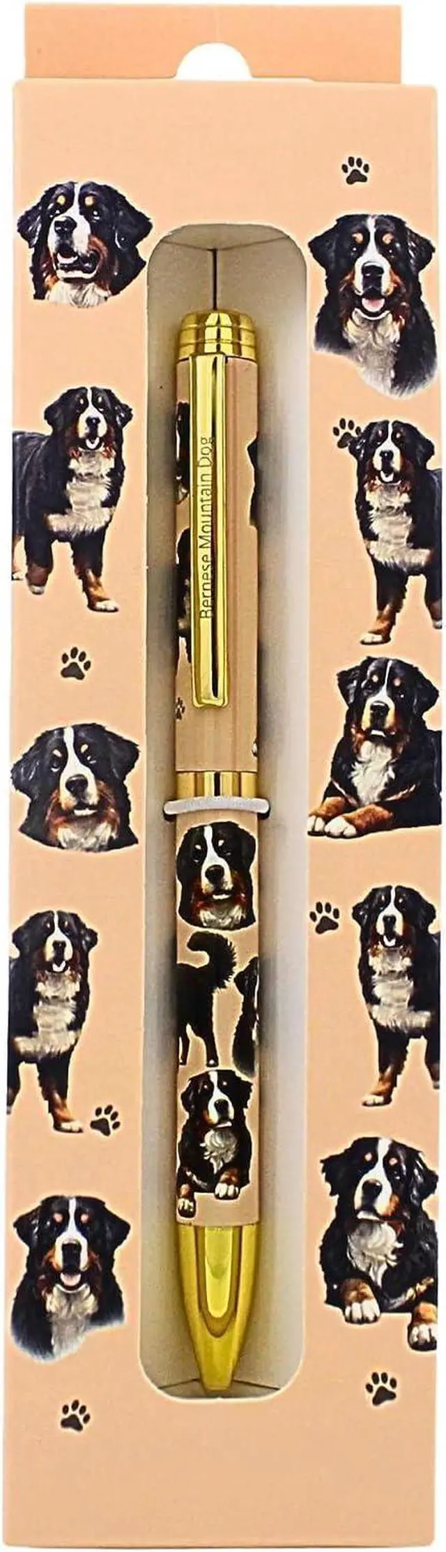 Main image of E&S Pets Refillable Ball Point Pen in Gift Box, Bernese Mountain Dog