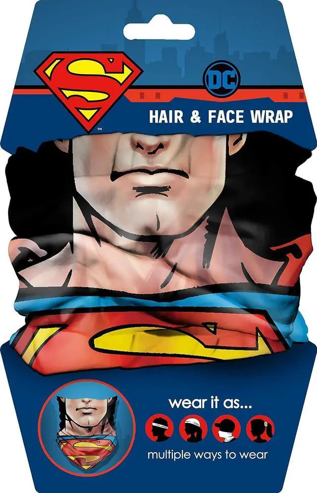 Main image of Spoontiques Hair and Face Wraps - Bandana - Headband - Scarf Superman