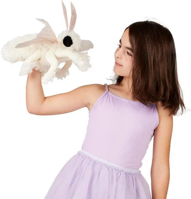 Alt view image 4 of 4 - Folkmanis Poodle Moth Hand Puppet
