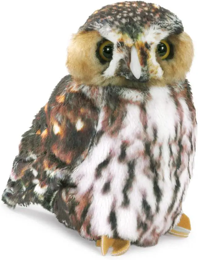 Alt view image 2 of 4 - Folkmanis Pygmy Owl Hand Puppet, 7"
