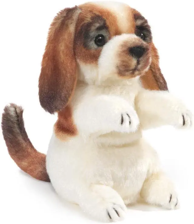 Alt view image 2 of 4 - Folkmanis Mini Dog Finger Puppet Plush