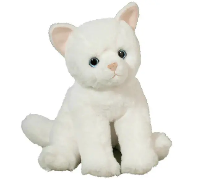 Alt view image 2 of 2 - Douglas Cuddle Toys Winnie White Cat Mini Soft Plush Stuffed Animal, 6"