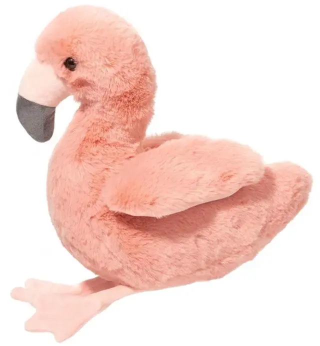 Alt view image 3 of 4 - Douglas Leggie Soft Flamingo Plush Stuffed Animal, 9" tall