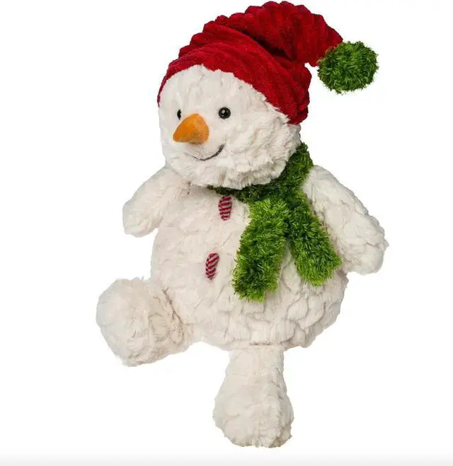 Main image of Mary Meyer Stuffed Animal Putty Collection Soft Toy, 12", Let it Snow Snowman