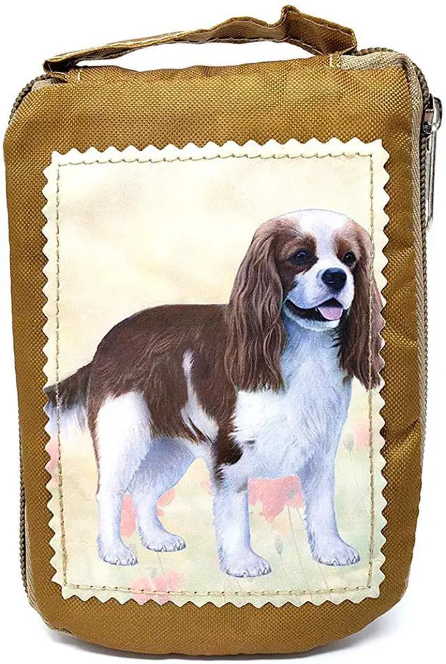 Main image of Cavalier King Charles Foldable Tote Bag - Waterproof - Zipper Market Tote