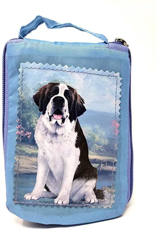 Main image of Saint Bernard Foldable Tote Bag - Waterproof - Zipper Market Tote