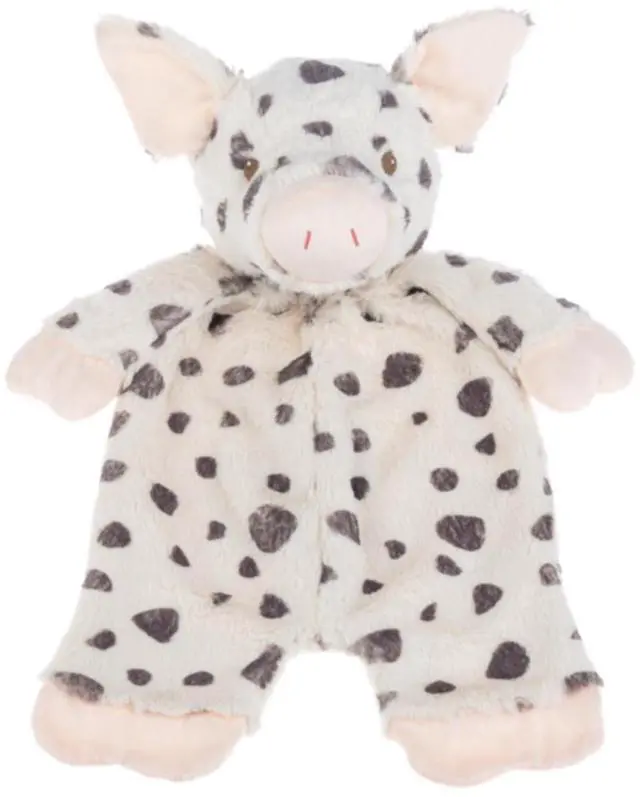 Main image of Baby Ganz Presley Spotted Pig Flat-A-Pat Plush Stuffed Lovey , 18"