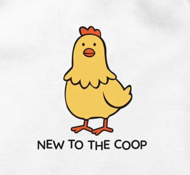 Alt view image 2 of 3 - Ganz Baby Cute Chick Chicken Diaper Shirt Onesie 3-6 mo. - New To The Coop