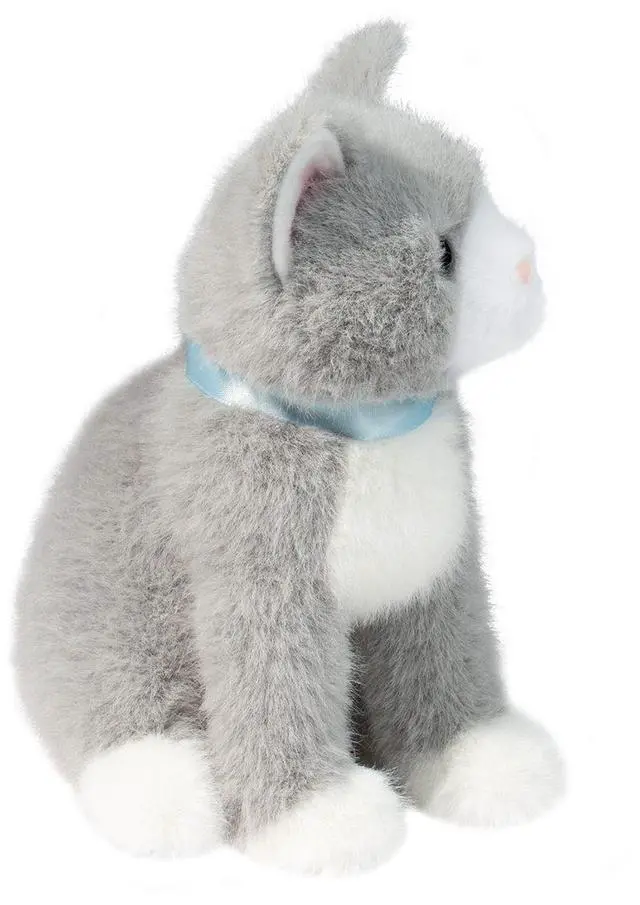 Alt view image 4 of 4 - Douglas Toys Mini Gray Cat Plush Stuffed Animal Toy, 6"