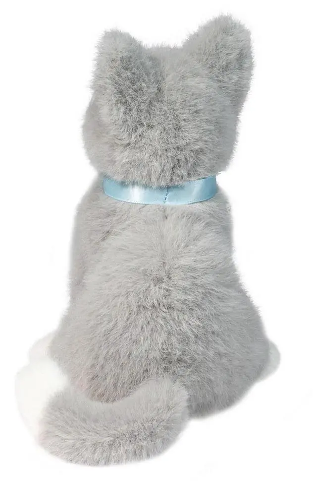 Alt view image 3 of 4 - Douglas Toys Mini Gray Cat Plush Stuffed Animal Toy, 6"