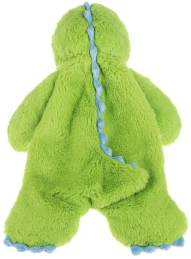 Alt view image 2 of 3 - Ganz Spike Green Dino Flat-A-Pat Plush Stuffed Lovey , 18"