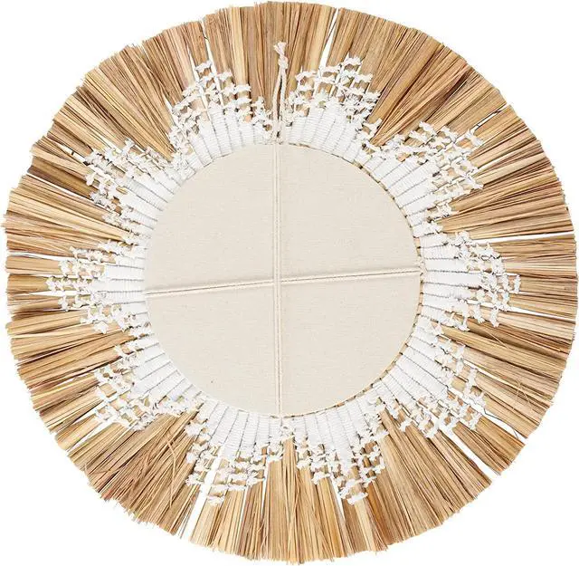 Alt view image 4 of 4 - Primitives by Kathy White Munja Grass Mirror