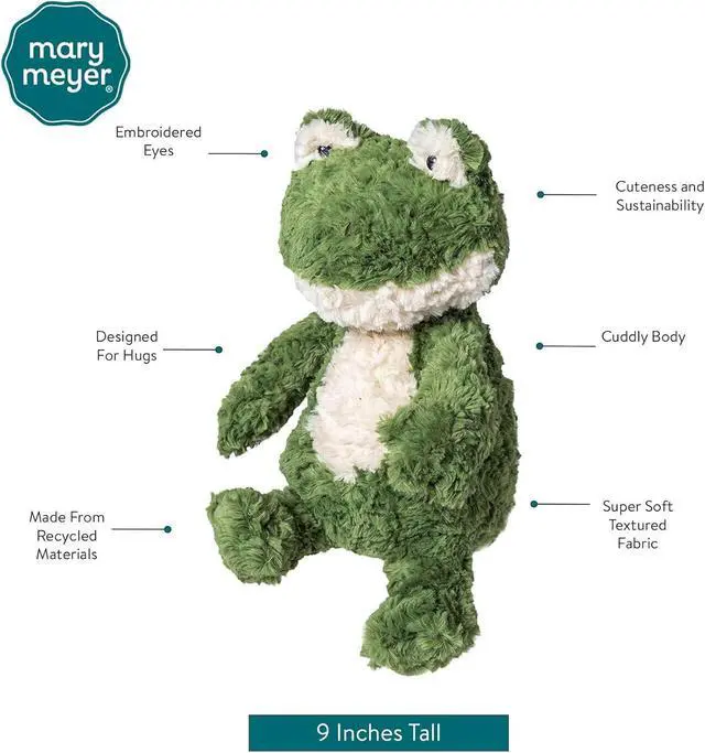 Alt view image 2 of 2 - Mary Meyer Stuffed Animal Again Friends Plush Soft Toy, 12-Inches, Frog