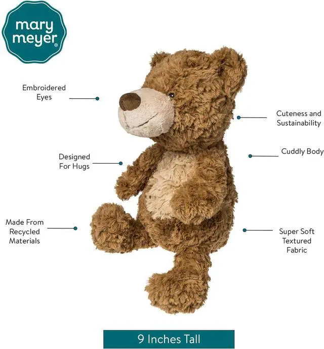 Alt view image 2 of 2 - Mary Meyer Stuffed Animal Again Friends Plush Soft Toy, 12-Inches, Teddy Bear