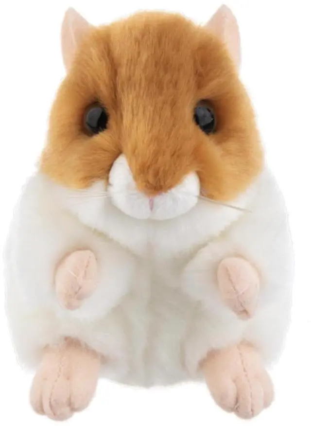 Main image of Ganz Heritage Tan and White Hamster 6 inch - Plush Stuffed Animal Toy