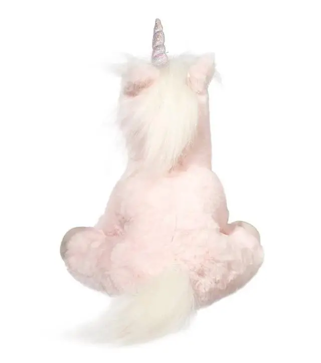 Alt view image 2 of 4 - Douglas Lexie Soft Ice Pink Unicorn Plush Stuffed Animal, 9" Sitting