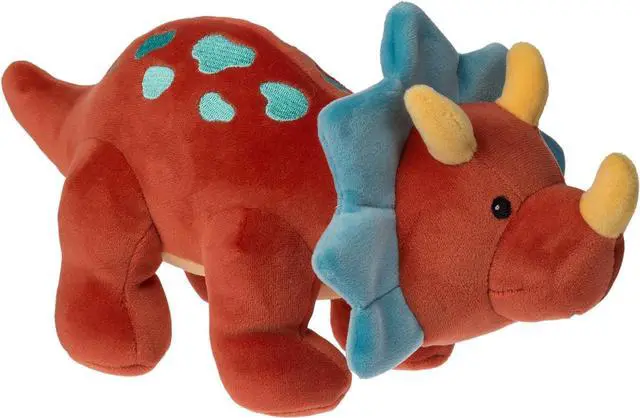 Main image of Mary Meyer Smootheez Stuffed Animal Soft Toy, 10-Inches, Red Triceratops