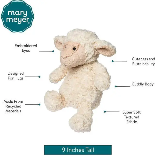 Alt view image 2 of 2 - Mary Meyer Stuffed Animal Again Friends Plush Soft Toy, 12-Inches, Lamb