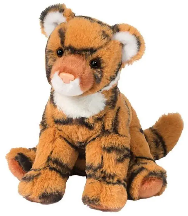 Main image of Douglas Teenie Tiger Mini Soft Plush Stuffed Animal Toy, 7"