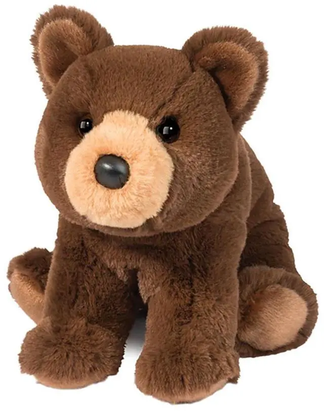 Main image of Douglas Brownie Bear Soft Plush Stuffed Animal Toy, 8"